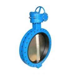 U Type Butterfly Valve With Gear Operator Industrial Valves